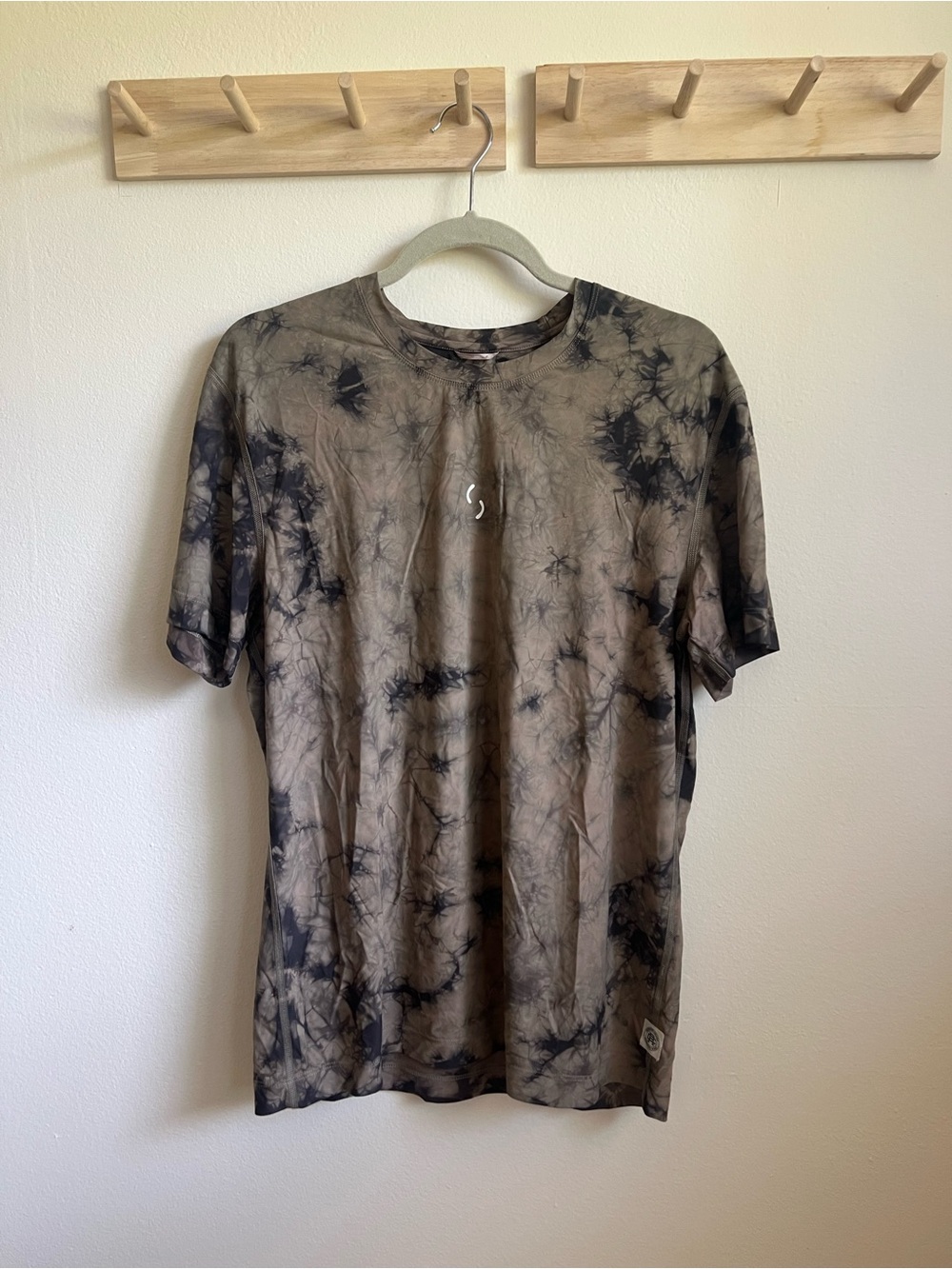 Reigning Champ x Ryan Wilmms Men's Tie-Dye Short Sleeve Tee - Brown & Black